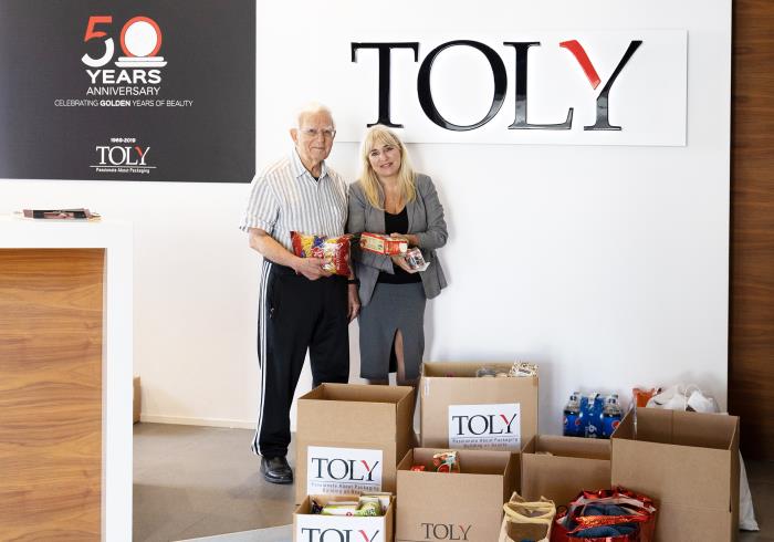 Toly Supports WOW Food Bank in Malta to Help Support the Local Community